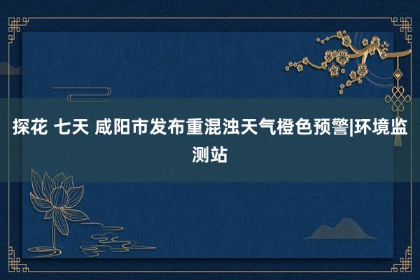 探花 七天 咸阳市发布重混浊天气橙色预警|环境监测站