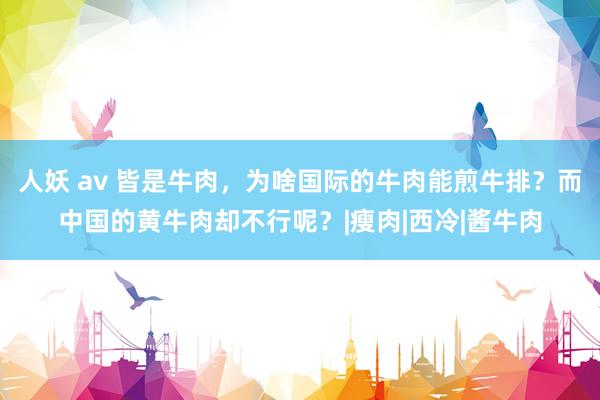 人妖 av 皆是牛肉，为啥国际的牛肉能煎牛排？而中国的黄牛肉却不行呢？|瘦肉|西冷|酱牛肉